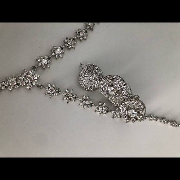 Indian silver necklace set - Picture 10 of 12